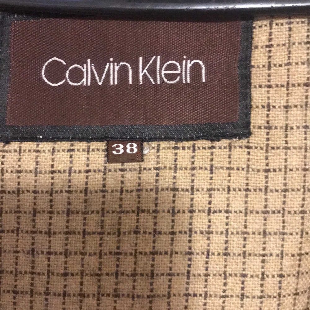 Khaki Kelvin Cline trench coat 51”